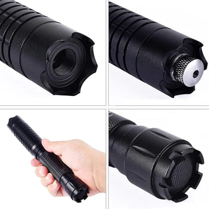Laser Torch Blue Adjustable Focus Fire Starter