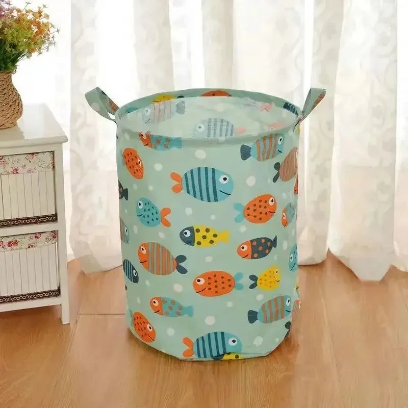 Laundry & Storage Basket Foldable Waterproof Set of 2