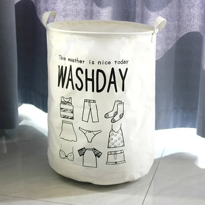 Laundry & Storage Basket Foldable Waterproof Set of 2