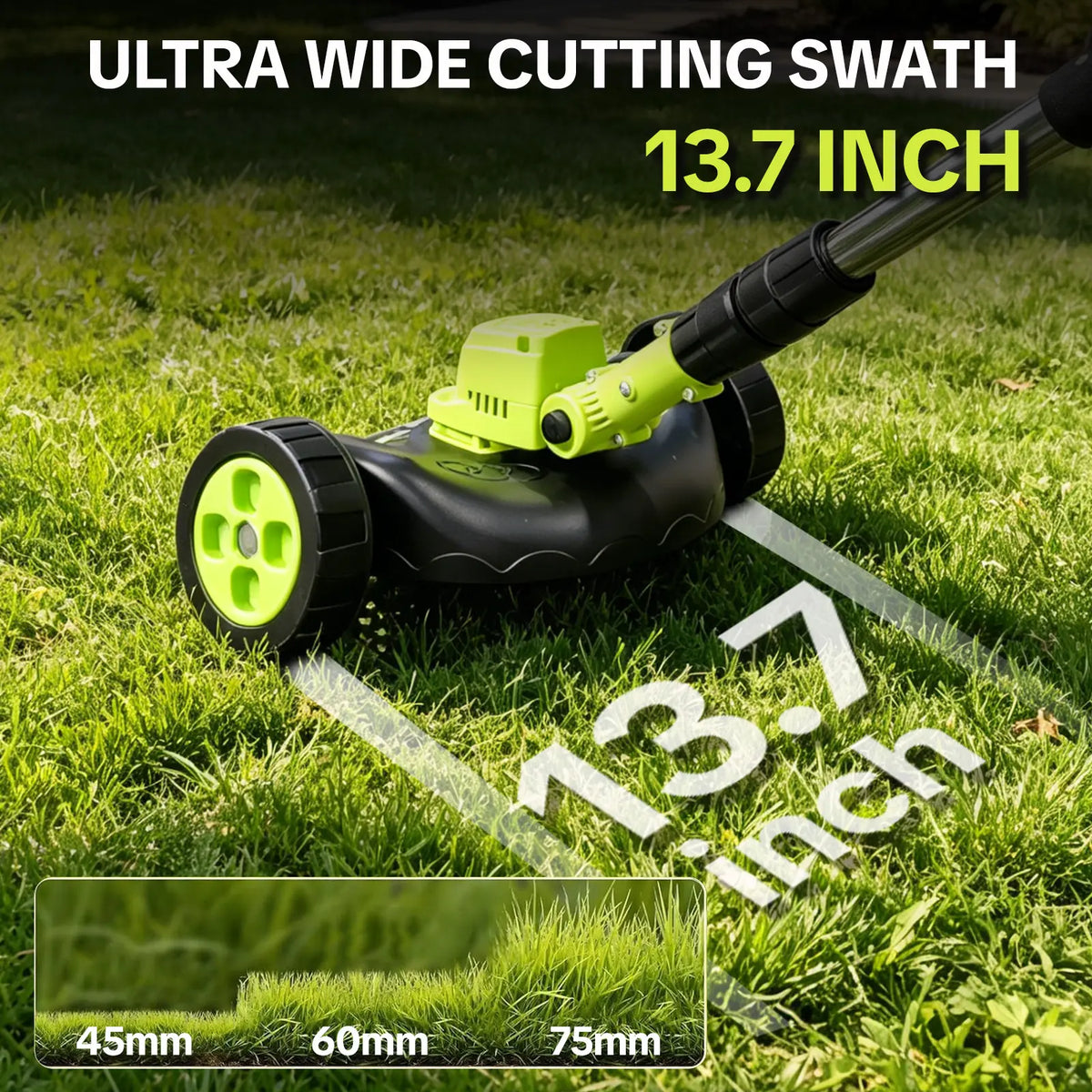 Lawn Mower 3-In-1 Trimmer & Edger Cordless