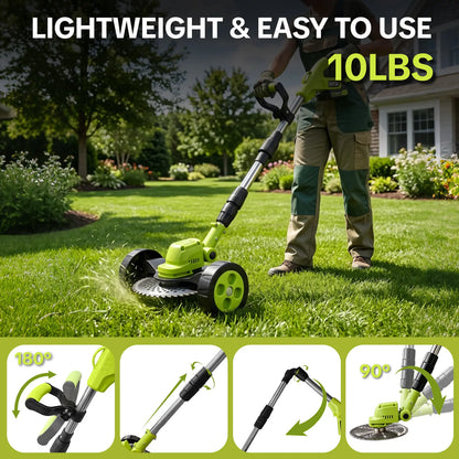 Lawn Mower 3-In-1 Trimmer & Edger Cordless