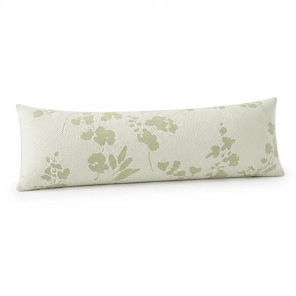 Lumbar Pillow Extra-Long Support & Breathable Jacquard Cover