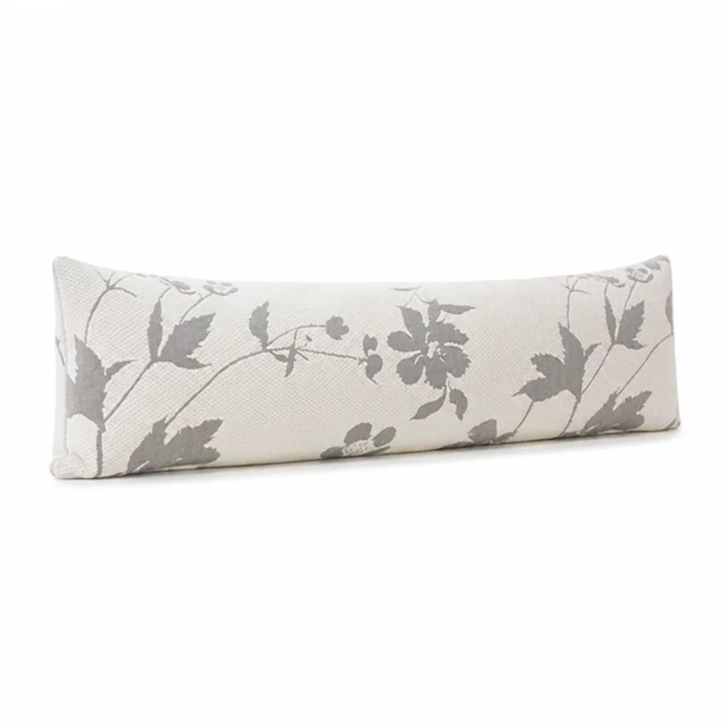 Lumbar Pillow Extra-Long Support & Breathable Jacquard Cover