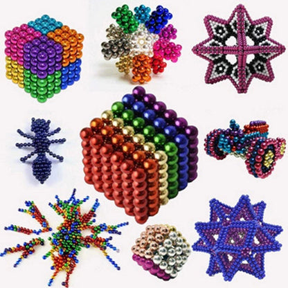 Magnetic Ball Building Set 216 Pieces Strong Magnetic Connection