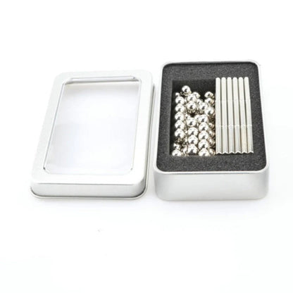 Magnetic Building Set Strong Magnets Rods & Steel Balls