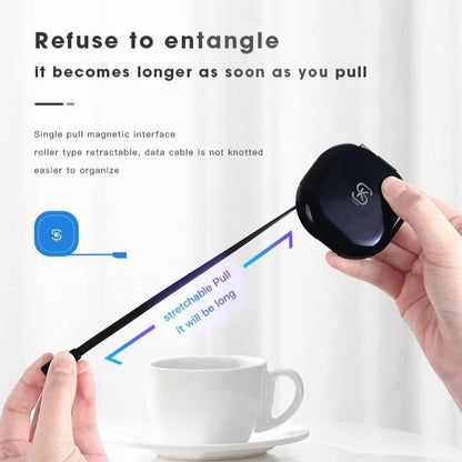 Magnetic Charging Cable 3-in-1 Connector Set Up to 4A