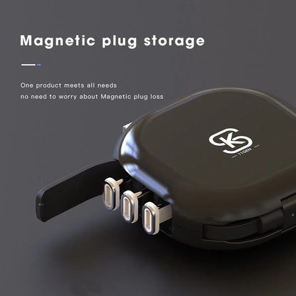Magnetic Charging Cable 3-in-1 Connector Set Up to 4A