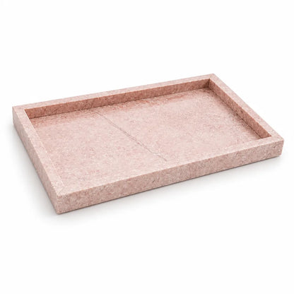 Marble Tray Natural Hand-Polished Jewelry & Serving