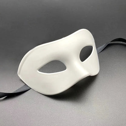Masquerade Mask Sleek Finish Adjustable Strap Wipe-Clean Surface