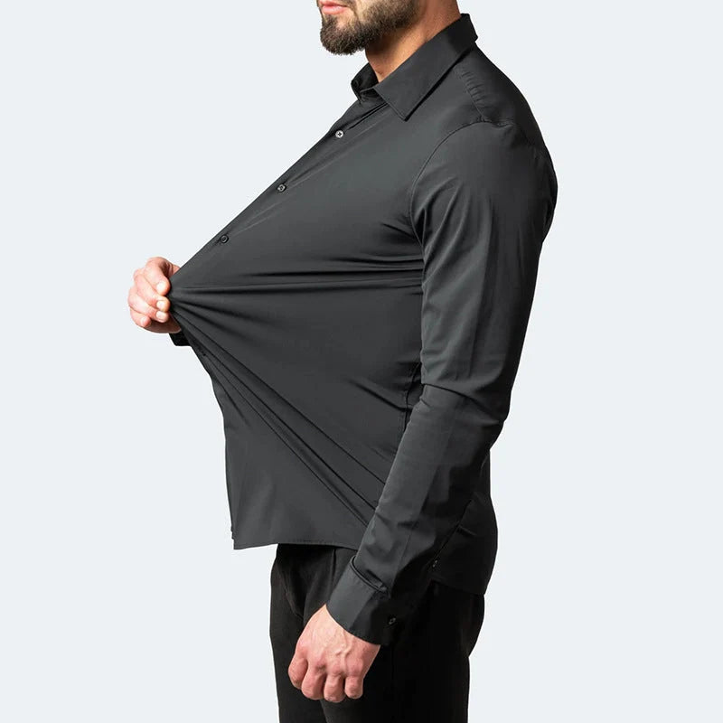 Men's Shirt Wrinkle-Free Stretch Quick-Dry
