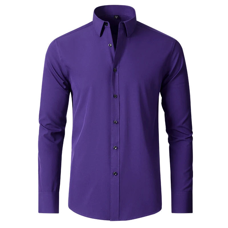 Men's Shirt Wrinkle-Free Stretch Quick-Dry