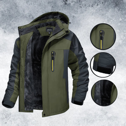 Men’s Winter Jacket Waterproof Windproof Breathable Performance Fabric