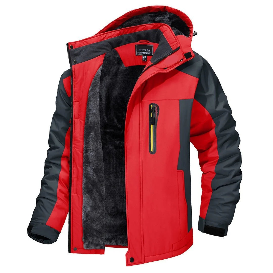 Men’s Winter Jacket Waterproof Windproof Breathable Performance Fabric