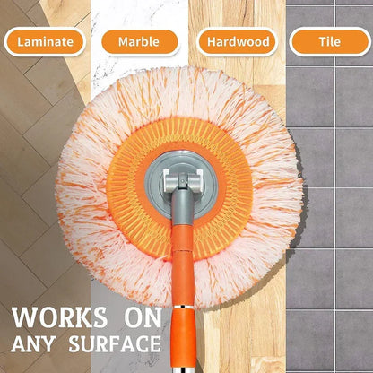 Microfiber Mop 360 Degree Rotating Head Adjustable Handle