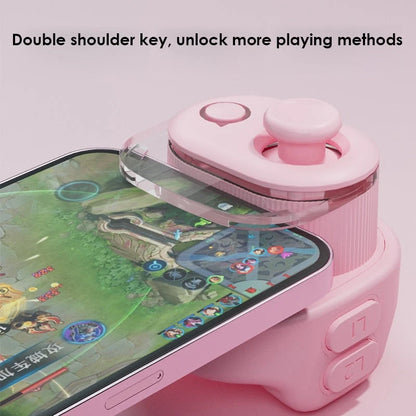 Mobile Game Controller Bluetooth Compact Ergonomic Grip