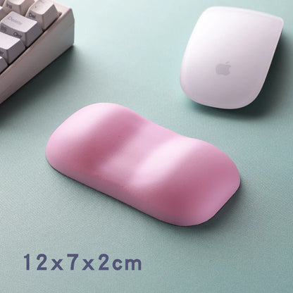 Mouse Wrist Rest Ergonomic Memory Foam Wipe-Clean Cover