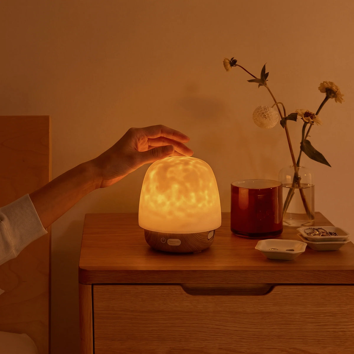 Night Light Soothing Ambient Glow Wall Projection