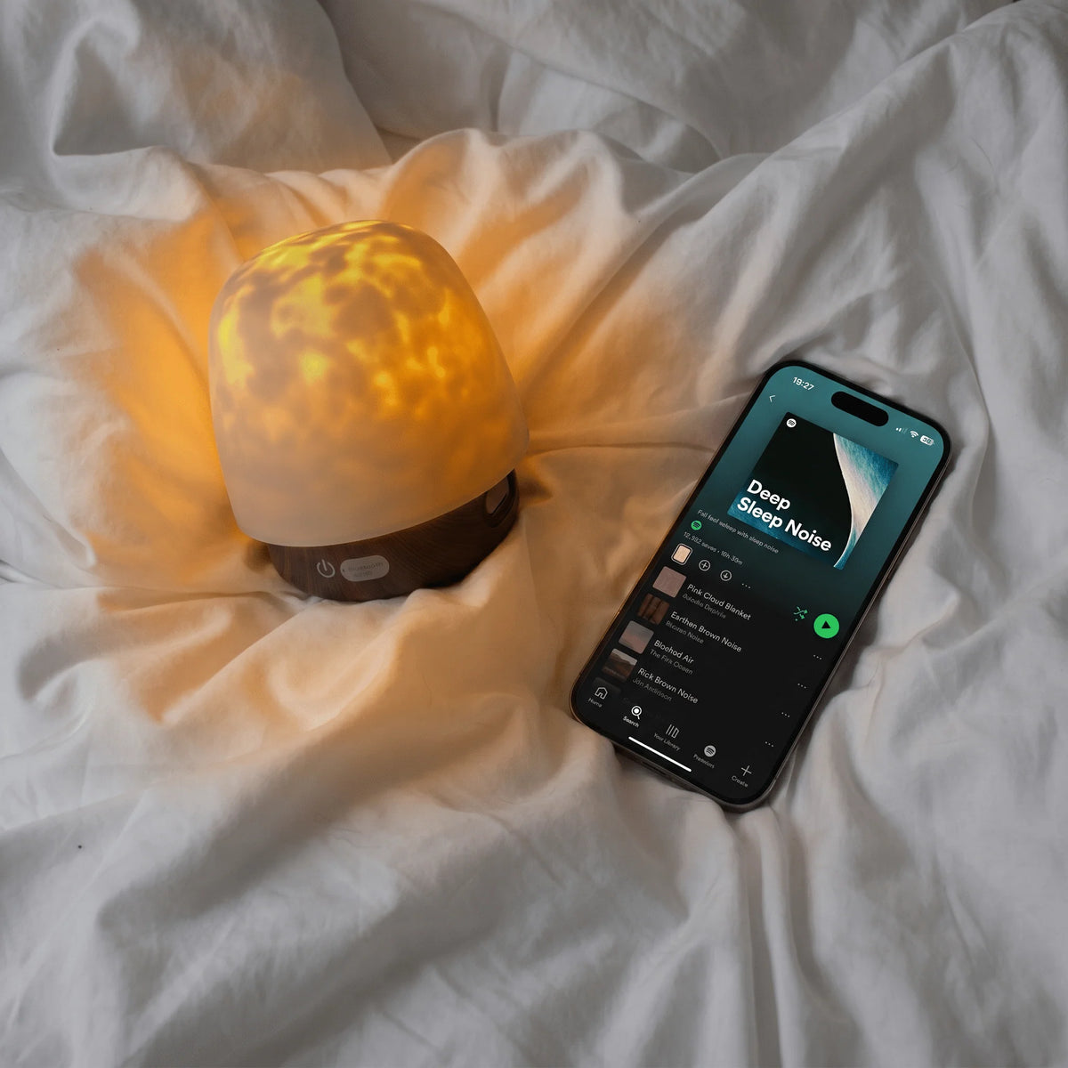 Night Light Soothing Ambient Glow Wall Projection