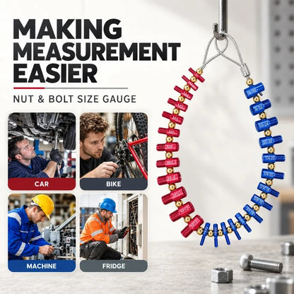 Nut And Bolt Thread Gauge Set Metric & Imperial