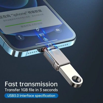 OTG Adapter USB 3.0 Lightning & Type-C Plug-and-Play