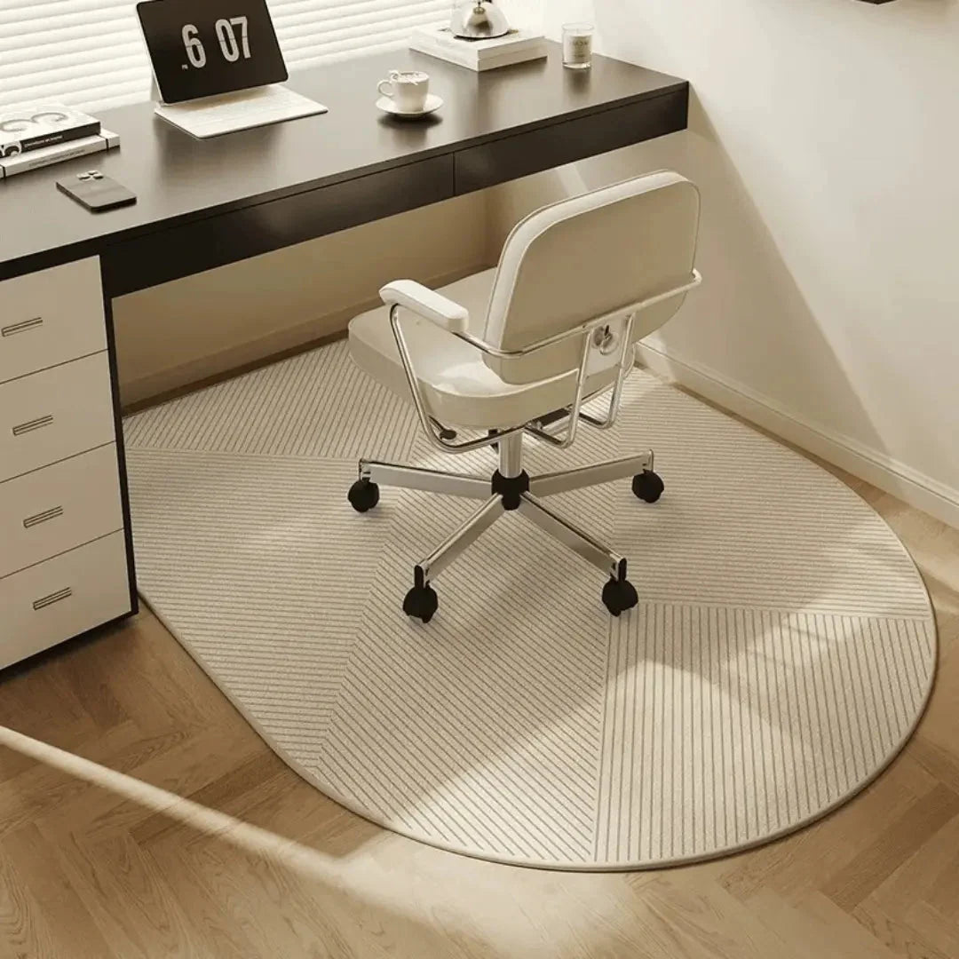 Office Chair Mat Semi-Round Non-Slip Floor Protector