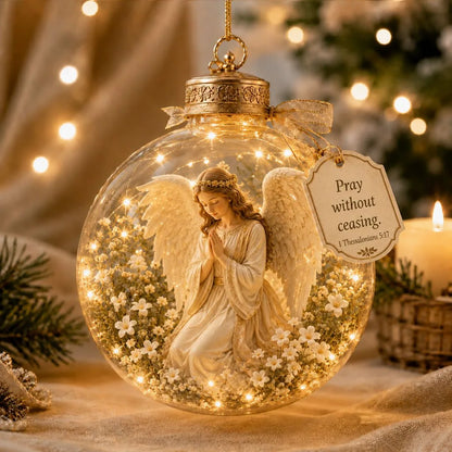 Ornament Lighted Scripture Keepsake