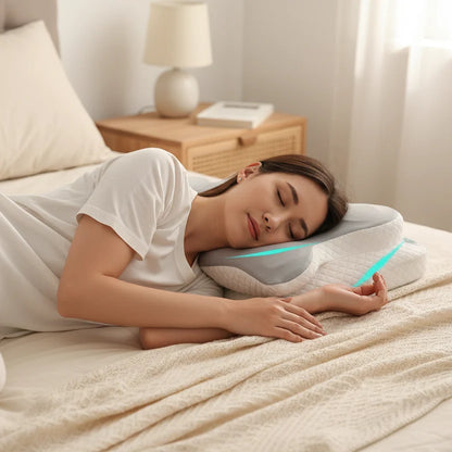 Orthopedic Pillow Ergonomic Contour Memory Foam Washable Cover