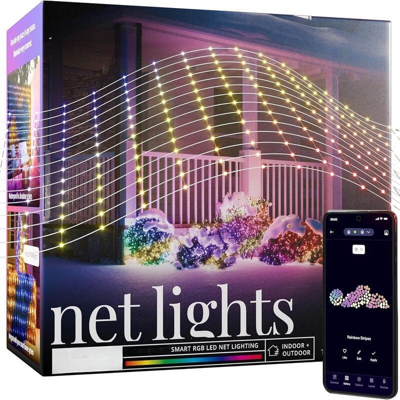 Outdoor LED Net Lights RGBIC Color-Changing,伊人