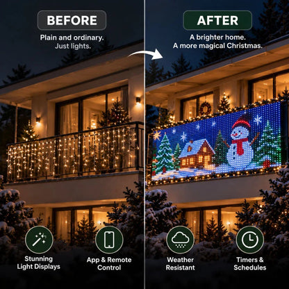 Outdoor LED Net Lights RGBIC Color-Changing,伊人