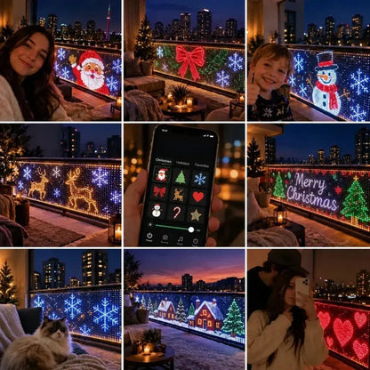 Outdoor LED Net Lights RGBIC Color-Changing,伊人