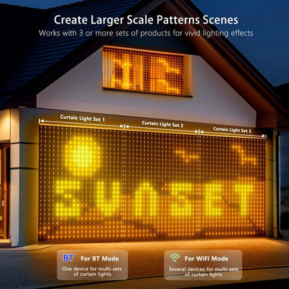 Outdoor LED Net Lights RGBIC Color-Changing,伊人