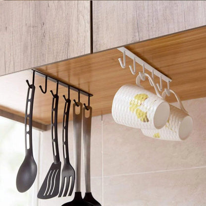 Over-Shelf Storage Rack Steel Clip-On 44 lb Capacity