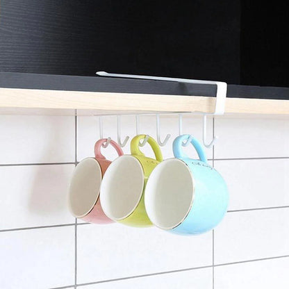 Over-Shelf Storage Rack Steel Clip-On 44 lb Capacity