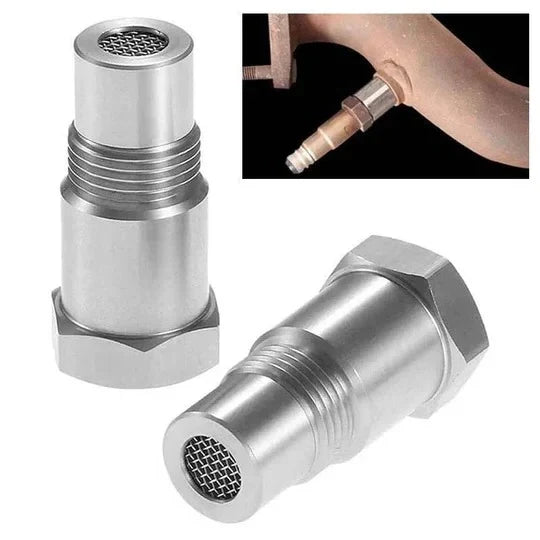 Oxygen Sensor Spacer Adapter Recessed Chamber M18 x 1.5 Thread