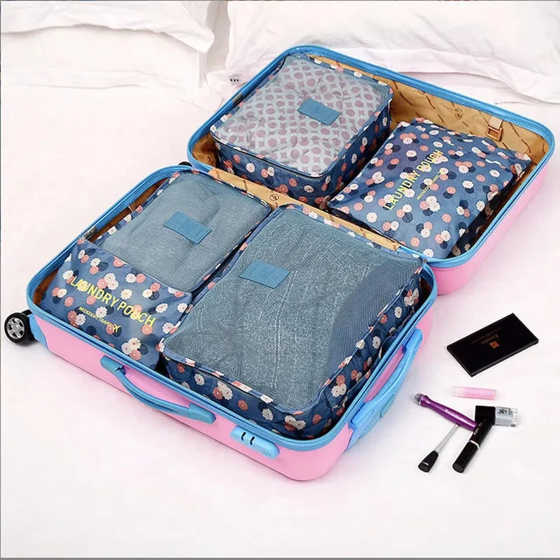 Packing Cube Set Water-Repellent Tear-Resistant Set of 6