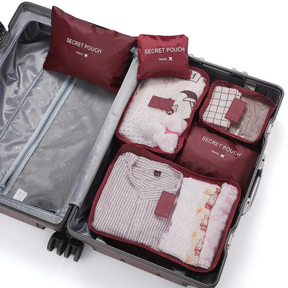 Packing Cube Set Water-Repellent Tear-Resistant Set of 6
