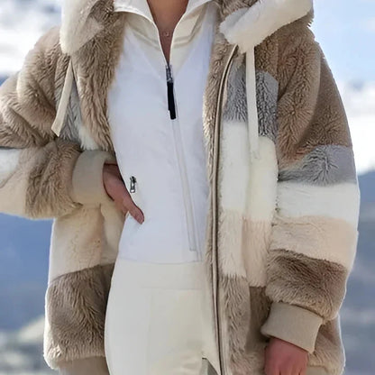 Padded Coat Lamb Wool Padding Faux Fur Lining
