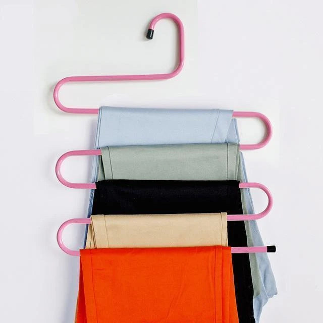 Pants Rack Collapsible 5-Tier Stainless Steel