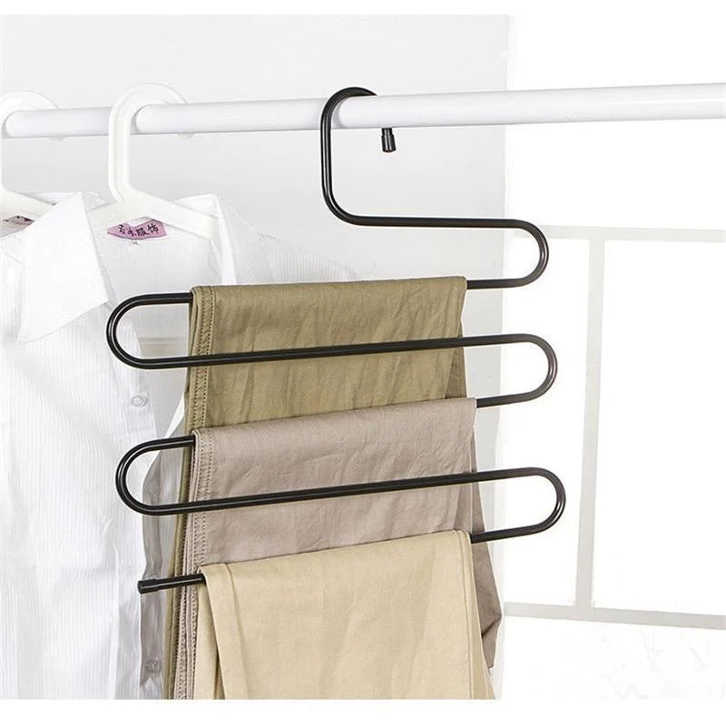 Pants Rack Collapsible 5-Tier Stainless Steel