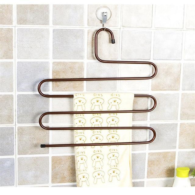 Pants Rack Collapsible 5-Tier Stainless Steel