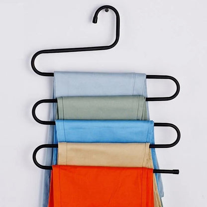 Pants Rack Collapsible 5-Tier Stainless Steel