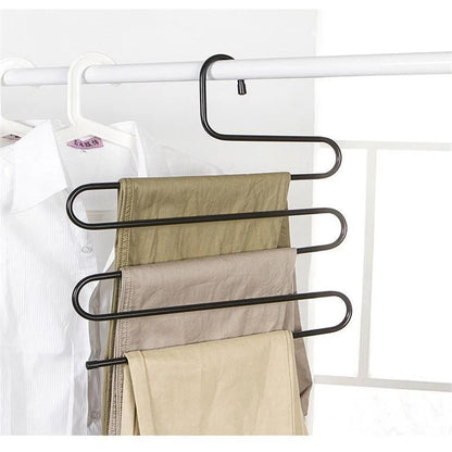 Pants Rack Stainless Steel Collapsible 5-Tier
