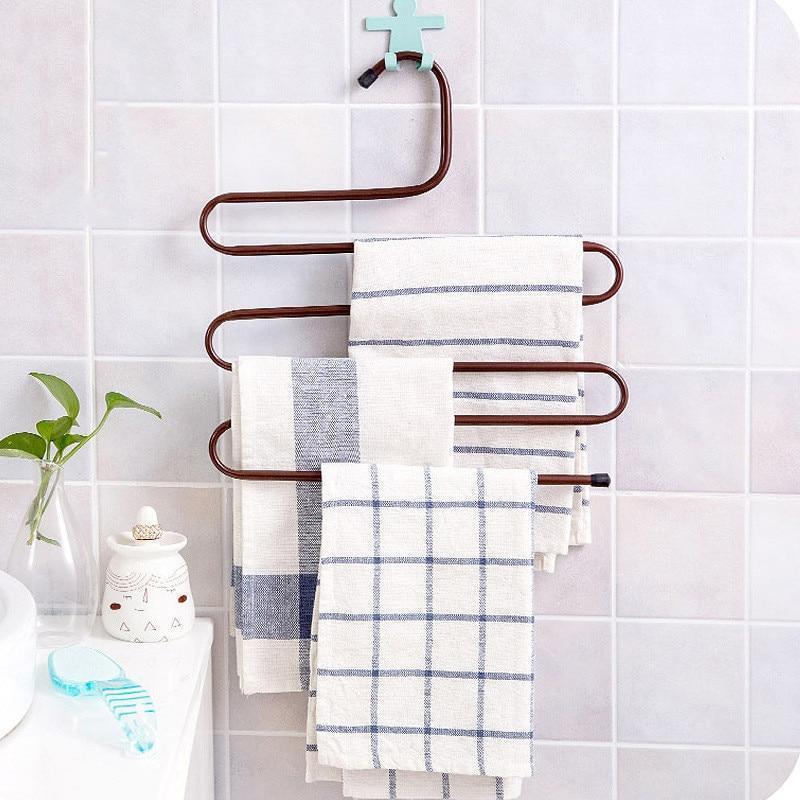 Pants Rack Stainless Steel Collapsible 5-Tier