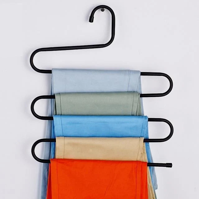 Pants Rack Stainless Steel Collapsible 5-Tier