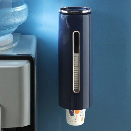 Paper Cup Dispenser Self-Adhesive One-at-a-Time With Visible Supply Window