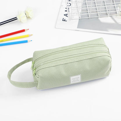 Pencil Case Multi-Compartment With Carry Handle