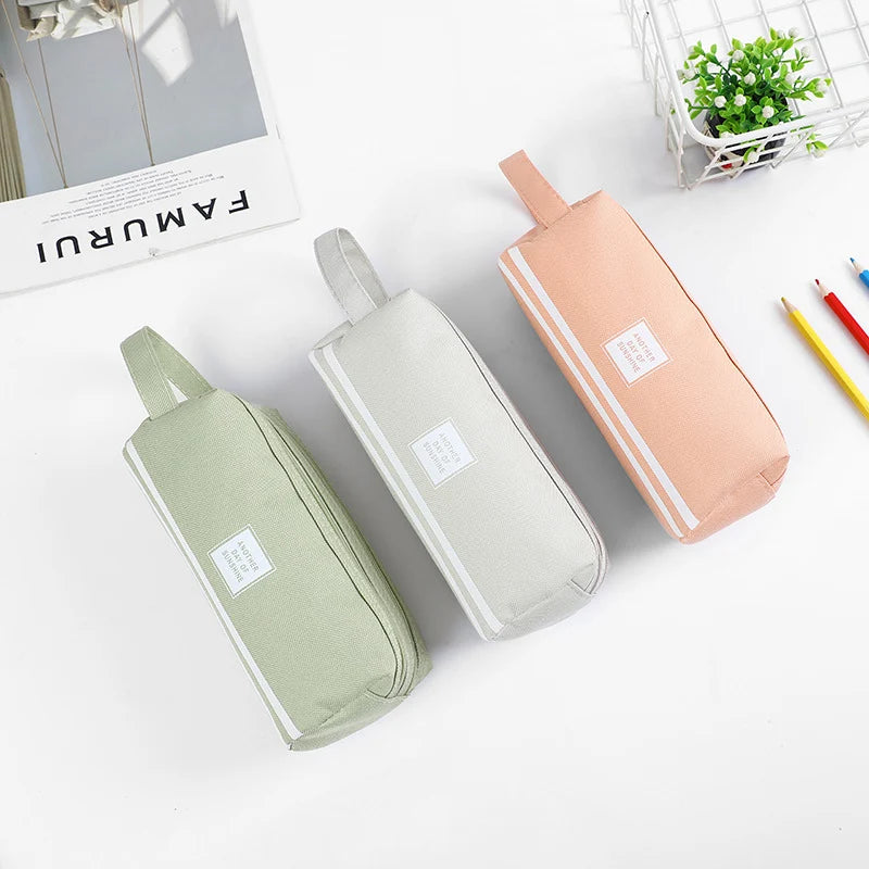 Pencil Case Multi-Compartment With Carry Handle
