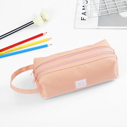 Pencil Case Multi-Compartment With Carry Handle