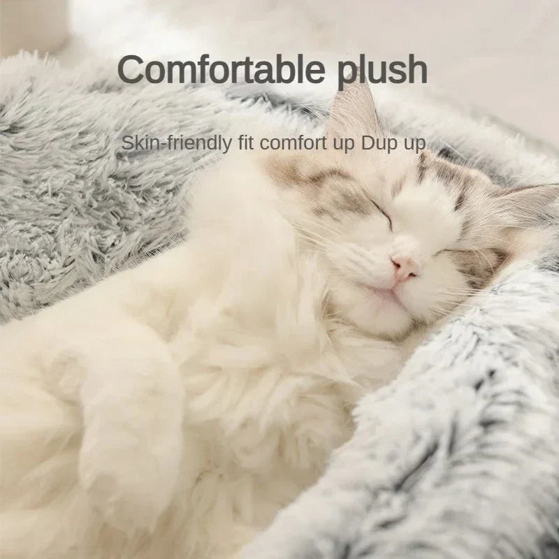 Pet Bed Plush Interior High-Density Foam Support
