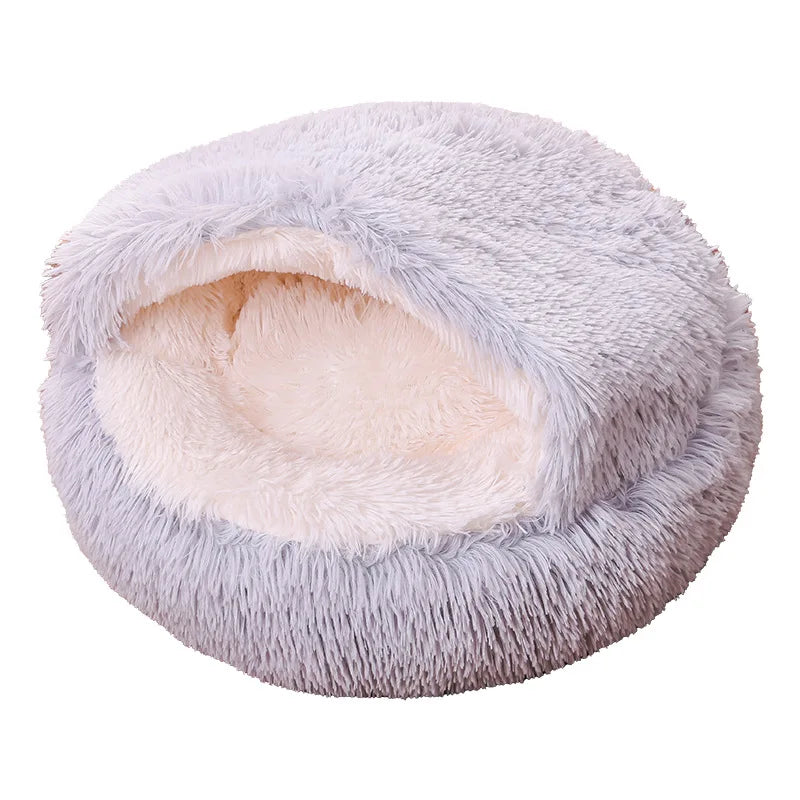 Pet Bed Plush Interior High-Density Foam Support